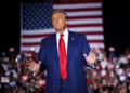 Republican presidential nominee and former U.S. President Donald Trump attends a campaign rally in Novi, Michigan, U.S. October 26, 2024. REUTERS/Carlos Barria