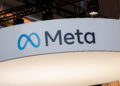 FILE PHOTO: A logo of Meta Platforms Inc. is seen at its booth, at the Viva Technology conference dedicated to innovation and startups, at Porte de Versailles exhibition center in Paris, France June 17, 2022. REUTERS/Benoit Tessier/File Photo