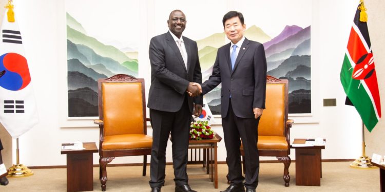 Ruto and South Korea Speaker