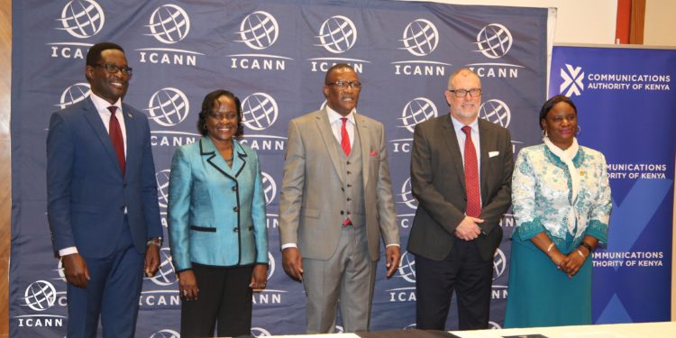 ICANN during a press release