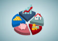 Asset allocation dividing an investment portfolio among different asset categories.