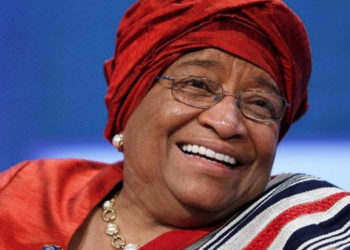 Nobel Peace Prize winner and Africa’s first woman president, Ellen Johnson Sirleaf