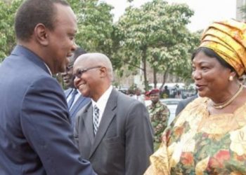 President Uhuru Kenyatta and Mama Ngina