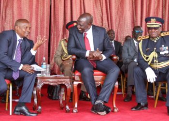 President William Ruto during police passout parade