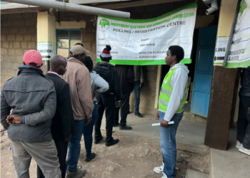 Low voter turnout at Masikonde Primary School in Narok town ward on November 27 2025, voting kicked off at 7.00 AM. Tobias Meso|NMG