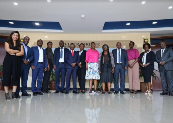 Shelter Afrique and AfDB team take group photo