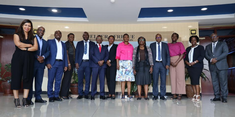 Shelter Afrique and AfDB team take group photo