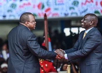 President William Ruto With Former President Uhuru Kenyatta