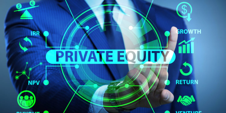Private equity investment business concept