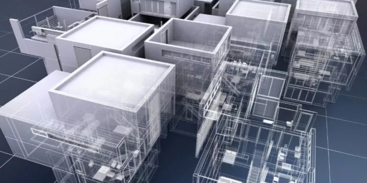 3d Modell Eines Bauprojekts Business Information Modeling 1